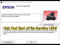 How To Reset Epson L1300 Ink pad End of Service Life &amp; Strong Clean Print Head