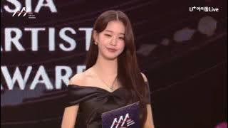 MC Jang Wonyoung Intro in AAA (Asia Artist Award) || Jang Wonyoung MC Cut