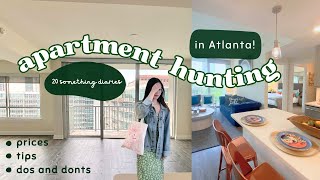 Come apartment hunting with me in Atlanta! Prices, tips and tricks | 20 something diaries