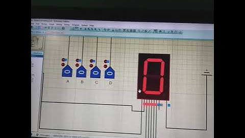 simulación de BCD a 7 segmentos