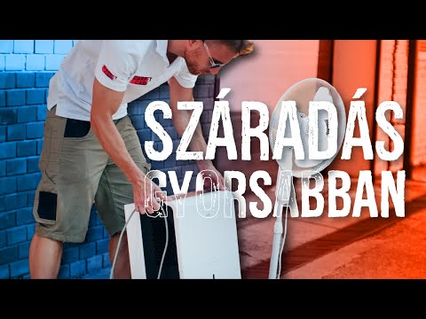 Videó: Mennyi idő alatt szárad meg a talp?