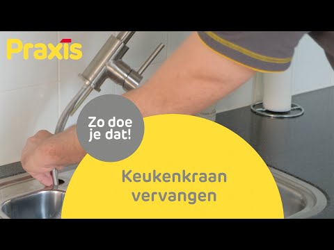 Video: Hoe de kraan in de keuken of badkamer demonteren?