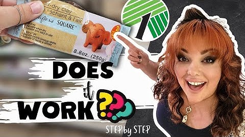 Trying Dollar Tree clay in this tutorial with clay Tips and Tricks // dollar tree crafts