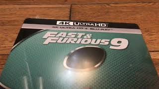 Unboxing Fast & furious 9 4K ultra HD blu ray steelbook