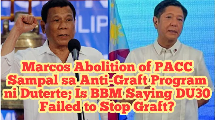 Reasons Why Marcos Abolished PACC; Is it an Admiss...
