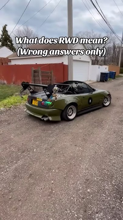 What does Rwd mean - YouTube
