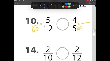 8-6 Compare Fractions EnVision Math Grade 4