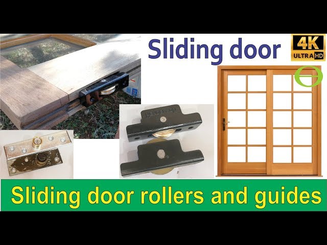 How to repair a stiff sliding door - new rollers and guides - step by step class=