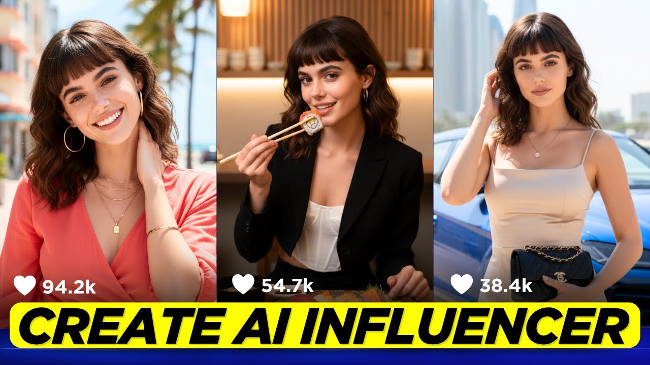 How to Make a Consistent AI Influencer For FREE - YouTube