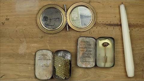 Artist Books inside vintage rusty tins - Encaustic and the Beauty of Nature