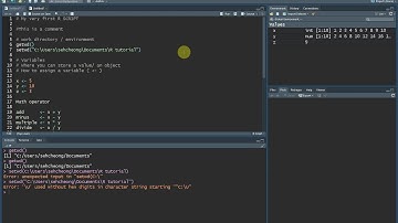 Tutorial 3 R Basic Syntax