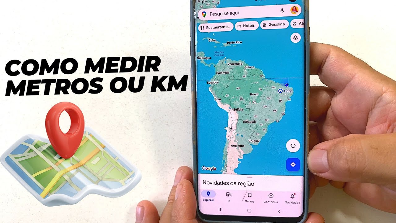 Aprenda a calcular a distância KM OU METROS de um lugar a outro no ...