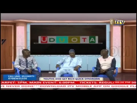 benin city to lagos flight UDUOTA: YOUTHS AND GET RICH SYNDROME