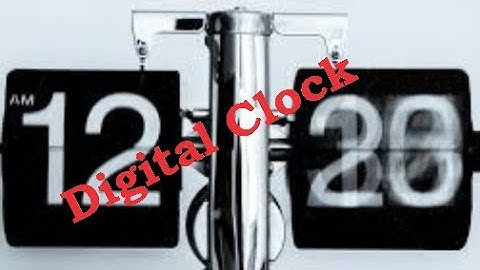 Lets create a digital clock for your pc by notepad,(cord in description )