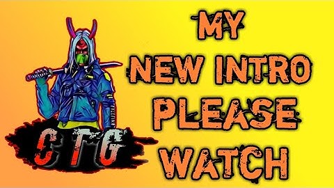 My new intro ||Telugu gaming intro