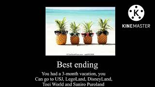 Summer Vacation All Endings Meme