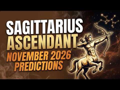 Sagittarius ascendant November 2026 predictions