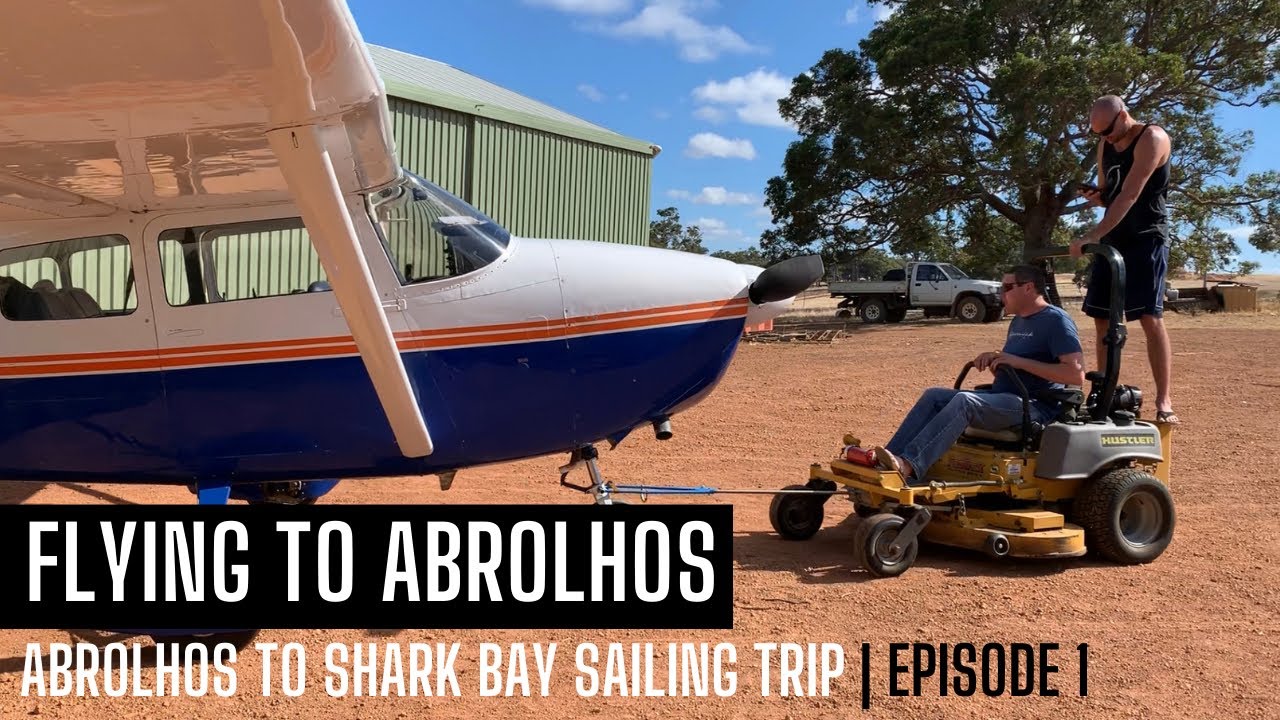 Flying in small plane with our baby to Abrolhos | Episode 1 | Abrolhos to Shark Bay Sailing Trip