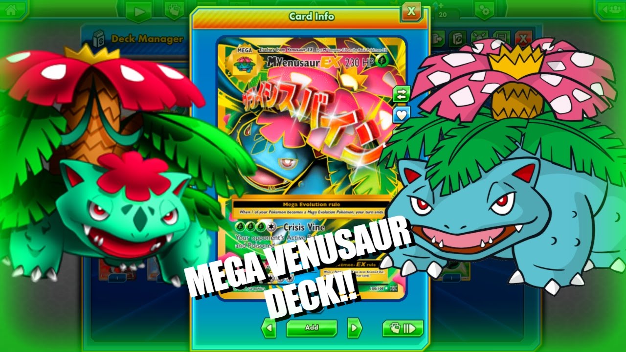 PTCGO EVOLUTIONS Mega Venusaur EX Deck!! With Underrated Sceptile!(Pokemon TCG Online) YouTube