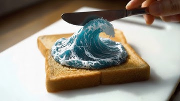 Which Nature-Inspired Toast Would You Try? 🌊🌋🍞 | ASMR – Oddly Satisfying & Relaxing — Part 3
