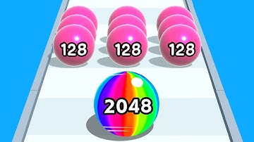 Amaze ball 2048 - Mobile Gameplay New Update IOS Android #2