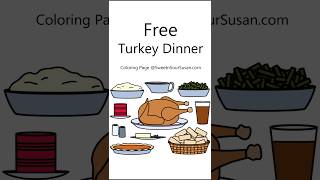 Free Turkey Dinner Happy Thanksgiving Coloring Page #coloring #turkey #thanks #free #digitalart Free Turkey Dinner Happy Thanksgiving Coloring Page #coloring #turkey #thanks #free #digitalart
