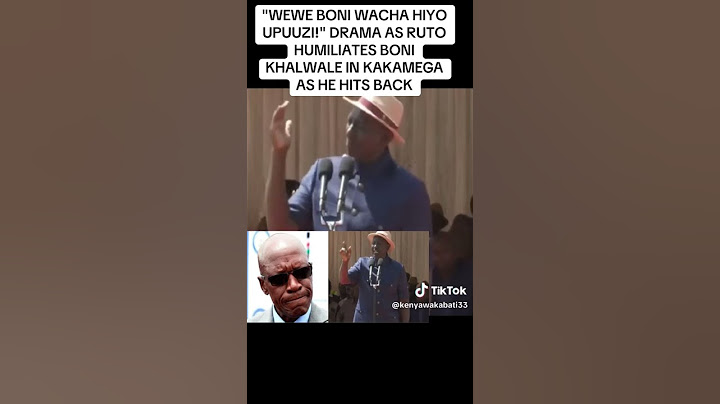 Angry President Ruto Wewe Boni wacha UJINGA l will impeach you like gachagua #gachagua #railaodinga