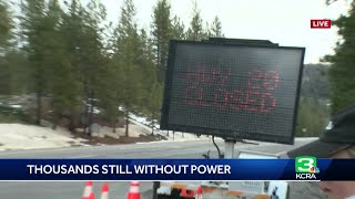 Northern California Storm Updates: Thousand still without power in Nevada County