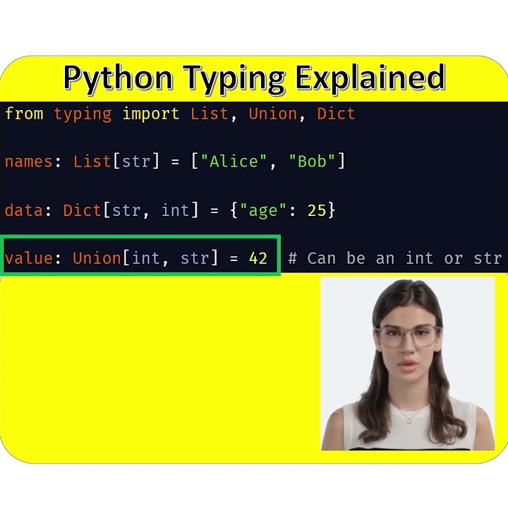 Python Typing Explained #python #pythonprogramming #coding #typing # ...