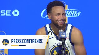 Stephen Curry 2022 Media Day Press Conference | Golden State Warriors