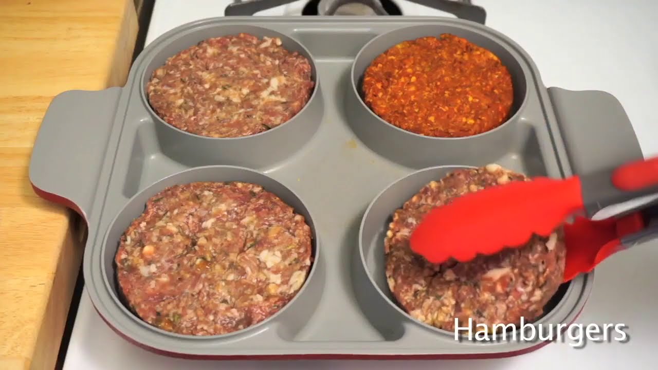Burger Recipe Steam Plus Pans YouTube