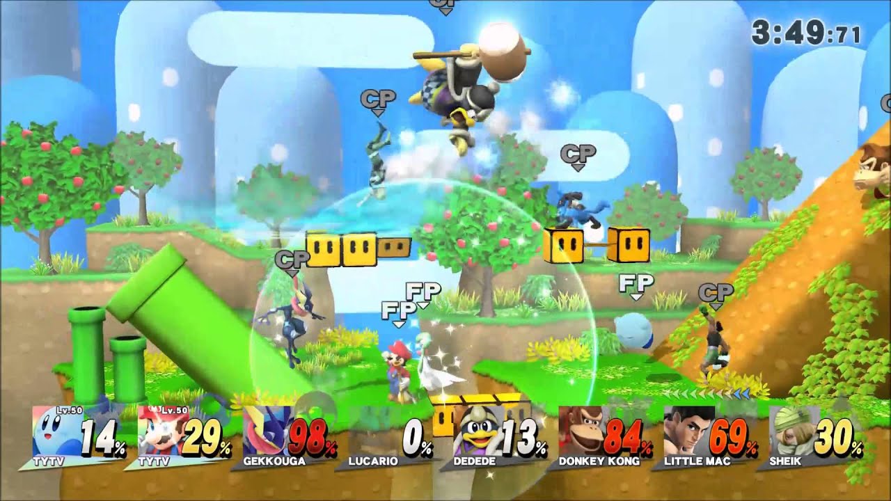 大乱闘スマッシュブラザーズ for WiiU 【ヨースター島】(8人乱闘