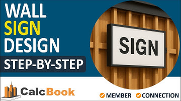 Wall Sign to Wood Stud Design | NDS 2018 Structural Engineering Tutorial