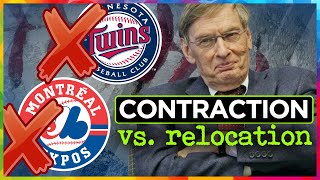MLB threatened CONTRACTION (2001) before relocation (2024)...