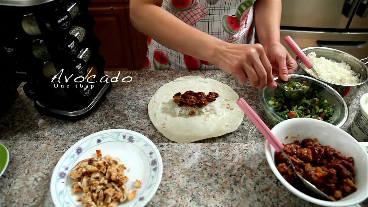 Chicken Burrito recipe YouTube