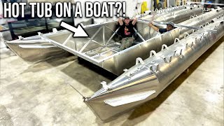 Building My Dream Yacht From Scratch - Installing A Hot Tub Enclosure!