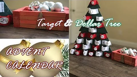 DIY ADVENT CALENDAR | DOLLAR TREE DIY | TARGET DOLLAR SPOT DIY