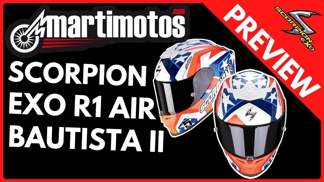 PREVIEW 🔥 SCORPION Exo-R1 Air Alvaro Bautista II - YouTube