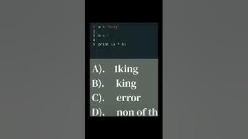 Drop your answer in comment || Python Quiz || #coding_vines #biscode