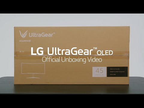 LG UltraGear OLED : 45GR95QE - Official Unboxing I LG