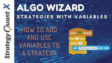Using Algo Wizard in Strategy Quant X to create strategies with Variables!