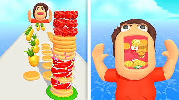 Pancake Run - Walkthrough Gameplay All Levels iOS,Android Update Cake Game New Level L38P39