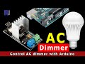 Control AC bulb with Arduino AC Dimmer