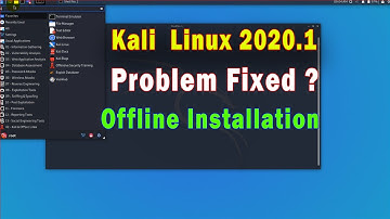 Kali  Linux 2020.1 offline installation problem fixed | Complete Review? in hindi