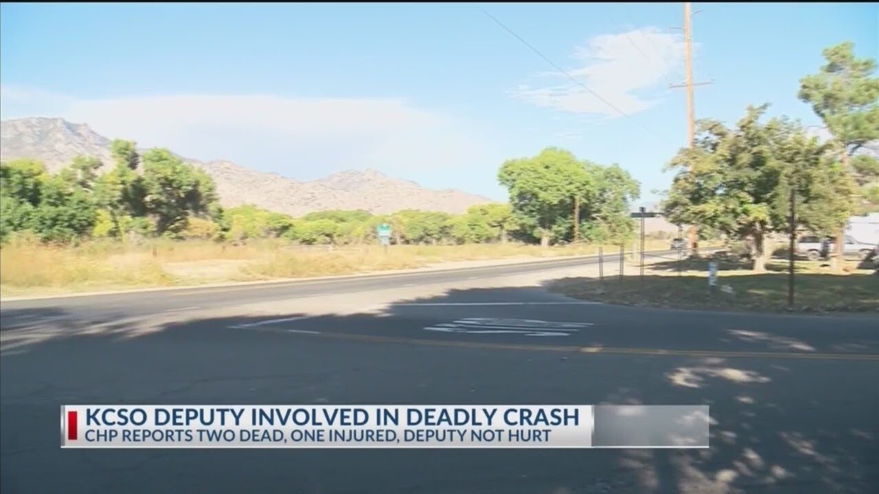 Two dead, one injured in deputy-involved crash - YouTube