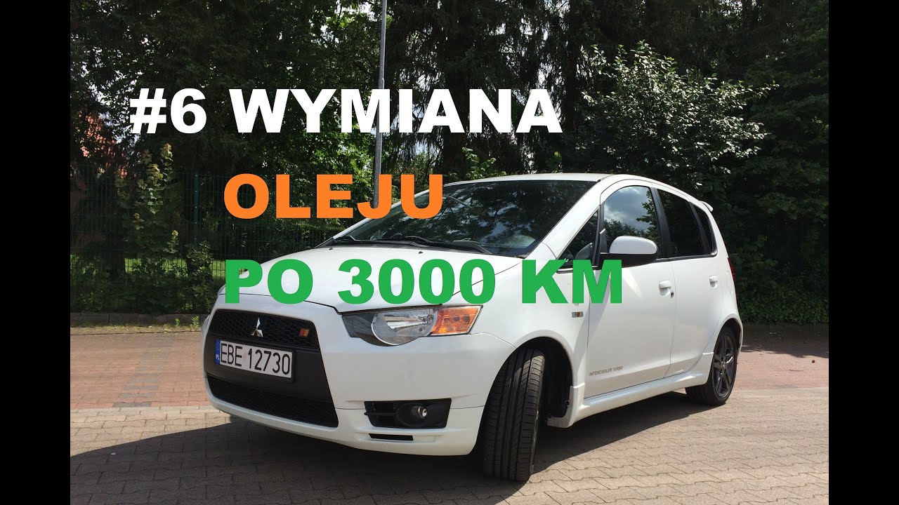 Wymiana Oleju W Mitsubishi Colt 1,5 Ralliart 150Km 210Nm - Youtube