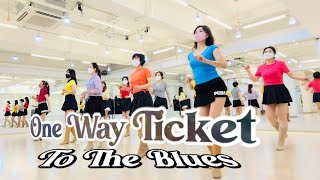One Way Ticket To The Blues l Beginner Line Dance l Eruption l 원 웨이 티켓 투 더 블루스 라인댄스 l Linedance