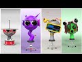 Help! Durple, Fun Bot , Vineria and Clukr incredibox sprunki #animation #sprunk #incredibox #10
