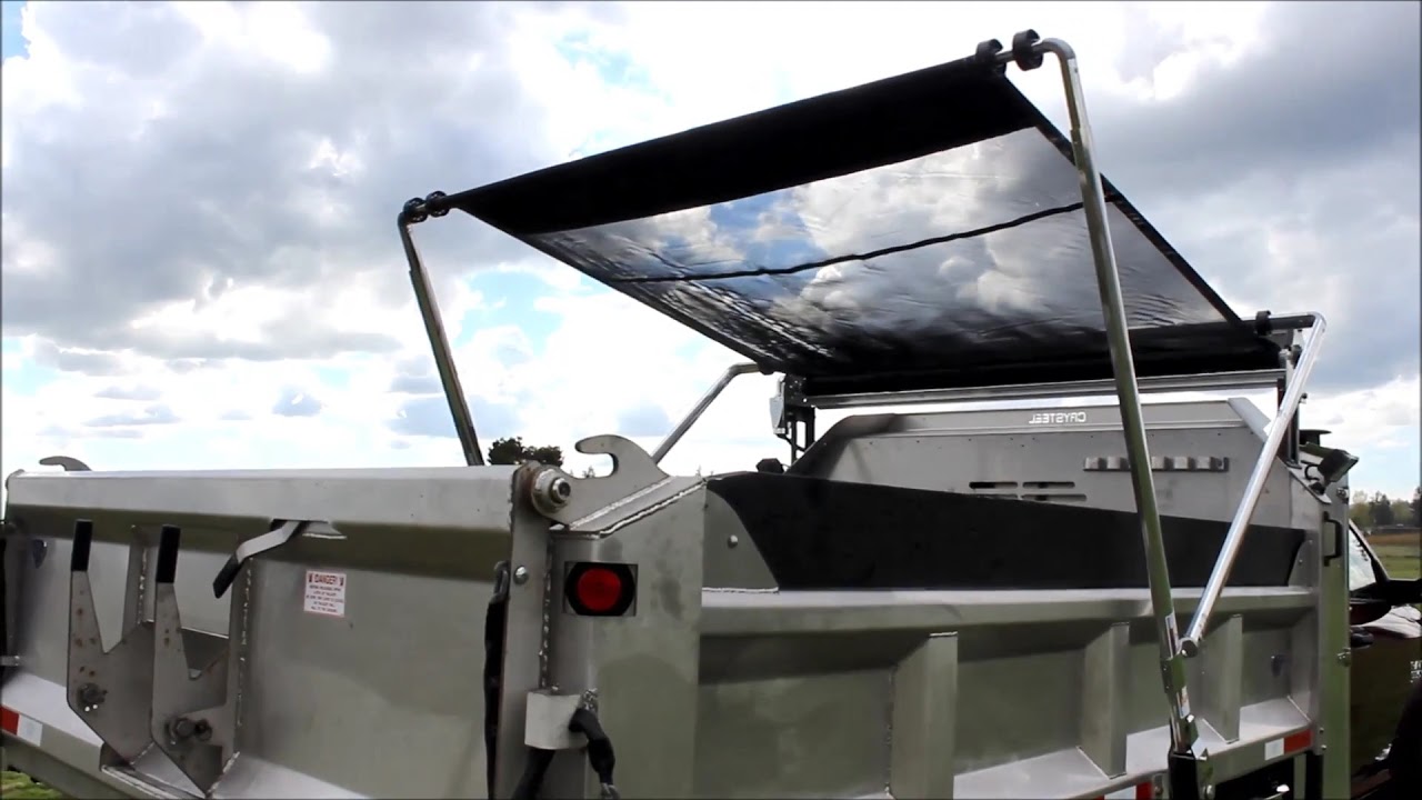 New Mechanical Tarp System for Dump Truck - YouTube