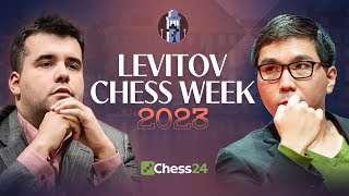 Nepo \u0026 Svidler Tied For 1st! Can Vishy \u0026 Aronian Catch Them? Levitov Chess Week 2023 Rds 10-14